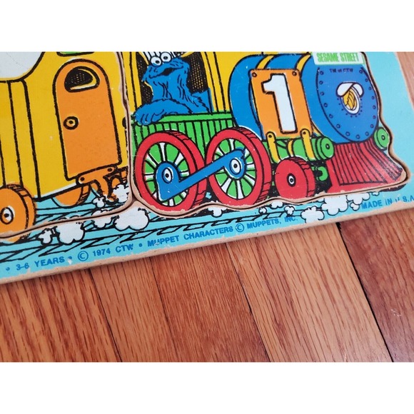 Playskool sesame street puzzles lot bundle of 2 - Picture 6 of 8